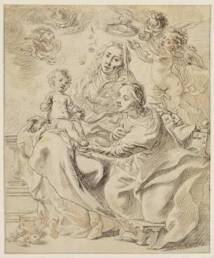 Maria mit Kind und heiliger Anna