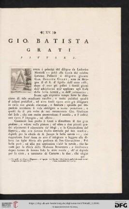 Gio. Batista Grati pittore