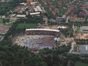Erfurt, Steigerwaldstadion. Konzert Bon Jovie am 13. Juni 1996