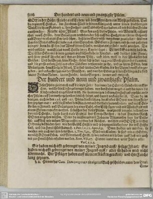 Der hundert und neun und zwantzigste Psalm