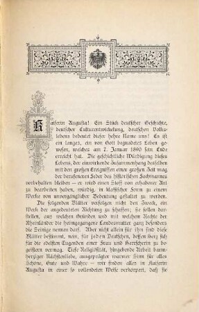 Kaiserin Augusta, die Schloßherrin von Coblenz