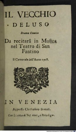 Il vecchio deluso