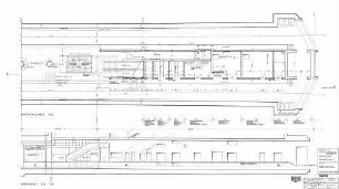 Stuttgart Schwabstraße: km 2.554 - 2.619, Werkplan S-Bahn-Geschoss Bahnsteig