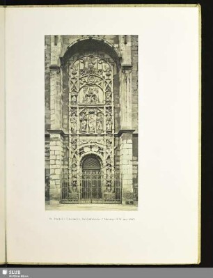 91. Portal / Chemnitz, Schloßkirche / Meister H.W. um 1525