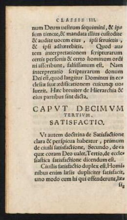 Caput Decimumtertium. Satisfactio.