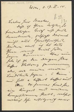 Brief an B. Schott's Söhne : 17.02.1910