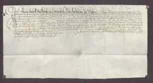 Der Propst zu Ellwangen belehnt den Kurfürsten von der Pfalz bzw. dessen Lehnsträger mit der Burg Strahlenberg, der Stadt Schriesheim sowie zugehörigen Gütern und Gerechtsamen.
