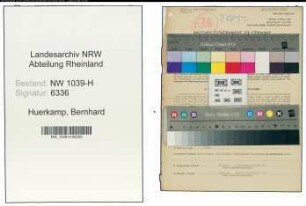 Entnazifizierung Bernhard Huerkamp , geb. 30.09.1899 (Landwirt)