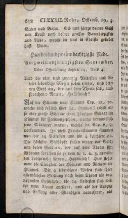 612-623, Hundertundzweiundachtzigste Rede. - Hundertundvierundachtzigste Rede.