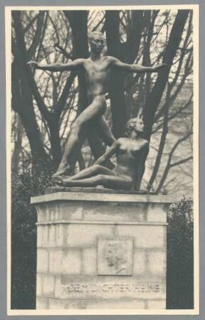 Heine-Denkmal für Frankfurt am Main, 1912/13, Bronze