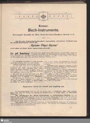 Kronen-Blech-Instrumente