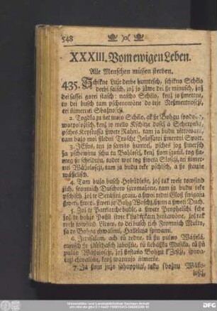 XXXIII. Vom ewigen Leben.