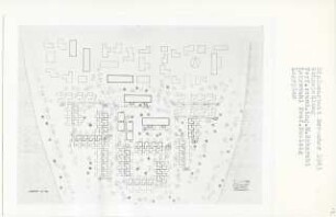 Wohnsiedlung (Diplomarbeit bei Peter Poelzig): Lageplan 1:500