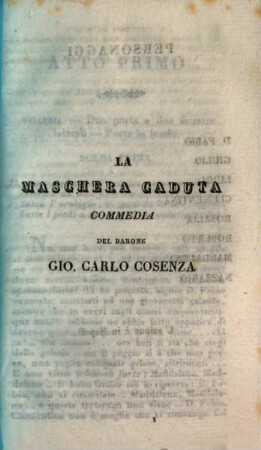 La maschera caduta