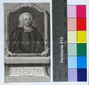 Porträt des Theologen und Historikers Johann Christoph Harenberg