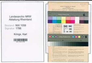 Entnazifizierung Karl Krings , geb. 08.02.1891 (Weber)