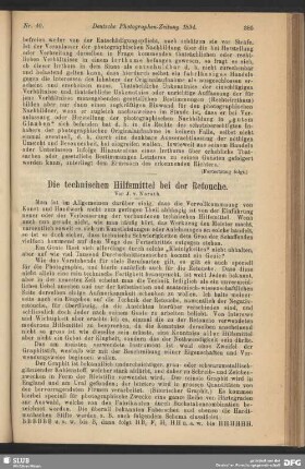 Die technischen Hilfsmittel bei der Retouche