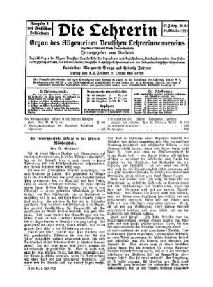 Die fremdsprachliche Lektüre in der höheren Mädchenschule