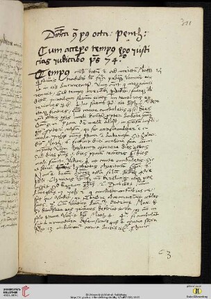 Dominica 9a post octauam penthecostes [Predigttext, Ps 74,3]