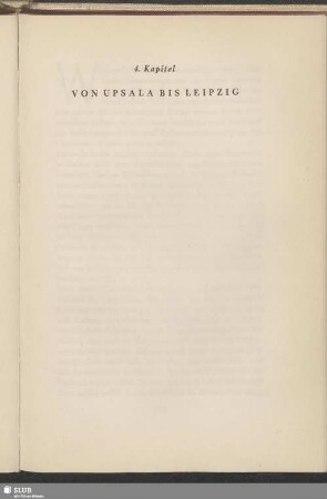 4. Kapitel: Von Upsala Bis Leipzig