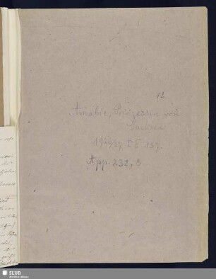 Nr. 8. Amalie Friederike Auguste 