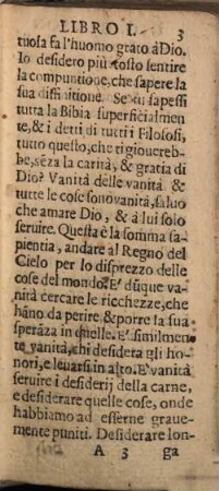 Dell'imitatione di Christo