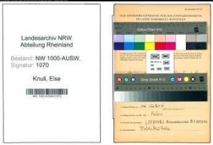 Entnazifizierung Else Knull, geb. 12.12.1921 ()