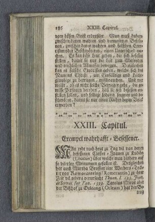 XXIII. Capitul. Exempel wahrhafft- Besessener.