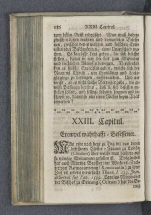 XXIII. Capitul. Exempel wahrhafft- Besessener.