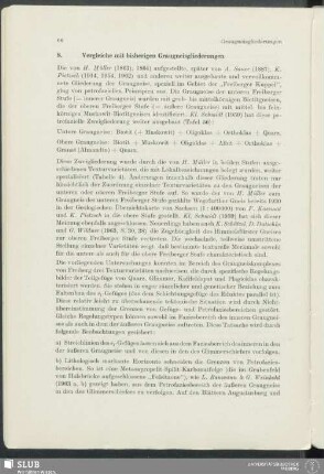 8. Vergleiche mit bisherigen Graugneisgliederungen