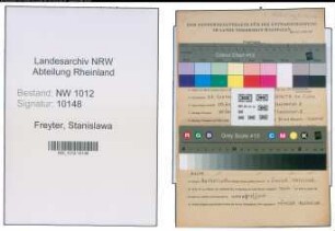 Entnazifizierung Stanislawa Freyter , geb. 22.09.1889 ()
