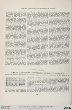 Gotycka architektura pocysterskiego kościoła w Koronowie : (Streszczenie referatu wygłoszonego na zebraniu naukowym Oddziału Poznańskiego w dniu 9.XI.1964 r.)