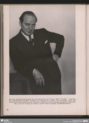 Generalmusikdirektor Professor Balzer, Düsseldorf