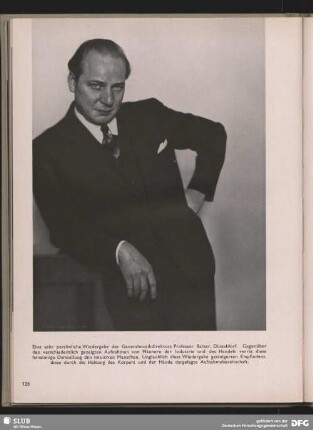 Generalmusikdirektor Professor Balzer, Düsseldorf