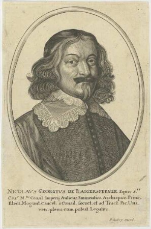 Bildnis des Nicolavs Georgivs de Raigersperger