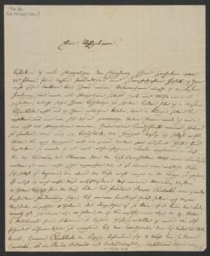 Brief an Herrn Bergen : 06.03.1834