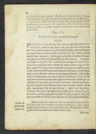 Cap. II. De situ & proprietatibus huius regni.