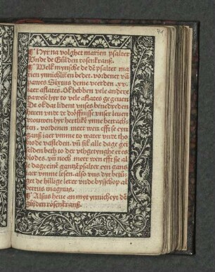 Hyr na volghet marien psalter