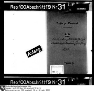Beitrag des Osnabrücker Schlosses zur Straßenbeleuchtung