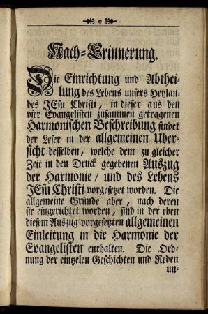 Nach-Erinnerung.