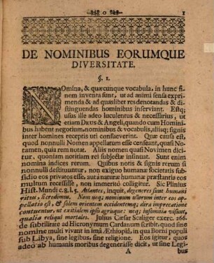 De Nominum Immutatione Potissimum In Religiosorum Professione atque Pontificum Romanorum Inauguratione : Veluti nota & charactere insignis Discessionis in Ecclesia Dissertationes Johannis Friderici Krebsii