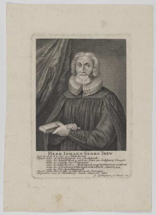 Bildnis des Iohann Georg Trew