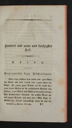 Hundert und neun und funfzigster Heft.