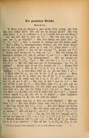 Offingers und Engelbrechts Inbegriff des Notwendigsten und Gemeinnützigsten aus der Natur und dem Menschenleben, 2,3. Rechnen ; 3 : Aufgaben für die Oberstufe