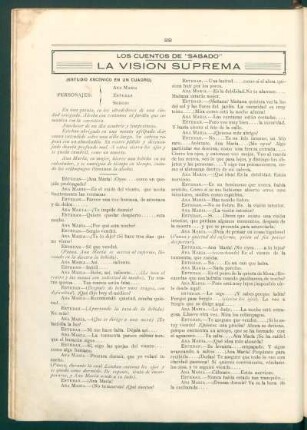 La visión suprema : Los cuentos de "Sábado"