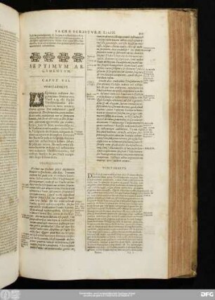 Septimum Argumentum. Cap. VII.