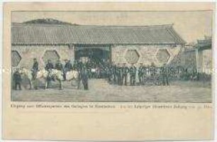 Eingang zum Offiziersyamen des Ostlagers in Kiautschou
