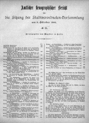 No. 25, 8. Oktober 1891