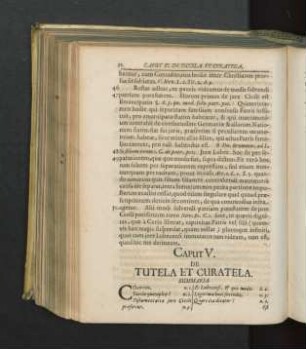 Caput V. De Tutela Et Curatela.