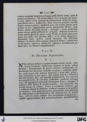 Cap. II. De Nervorum Proprietatibus.